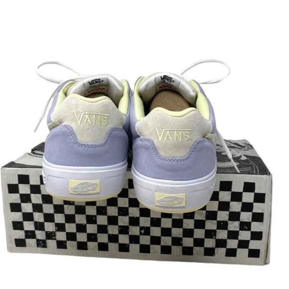 VANS Wayvee Shoe Low Top Sneakers Skate Dusty Blue Suede Mesh Men's VN0A5JIADSB - Picture 4 of 10